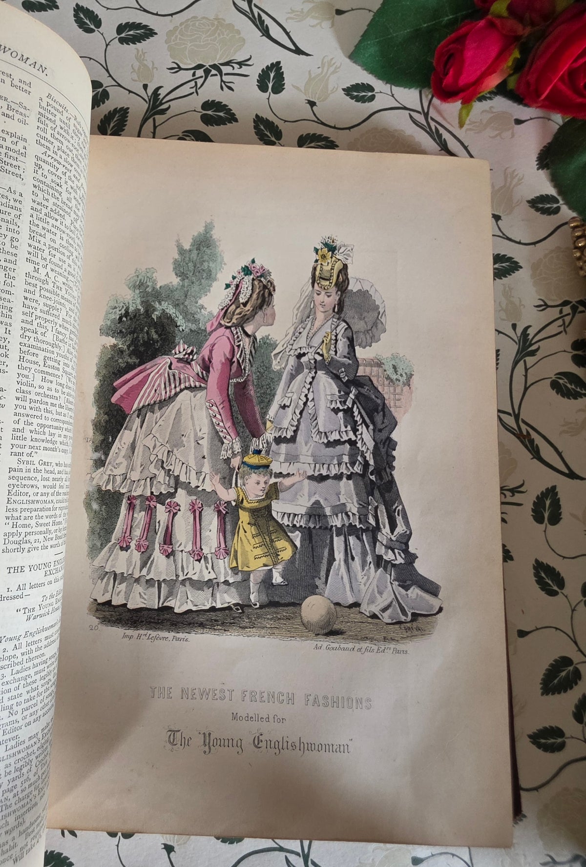 1871 RESCUE COPY of The Young Englishwoman - Includes Very Early Serialisation of Little Women