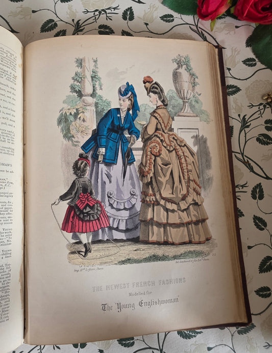 1871 RESCUE COPY of The Young Englishwoman - Includes Very Early Serialisation of Little Women