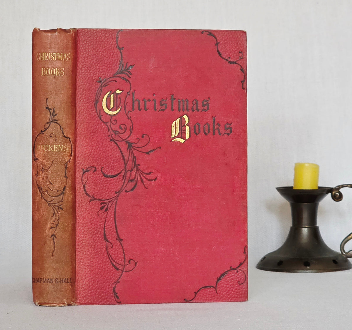 1880 Christmas Books by Charles Dickens - Antique Book