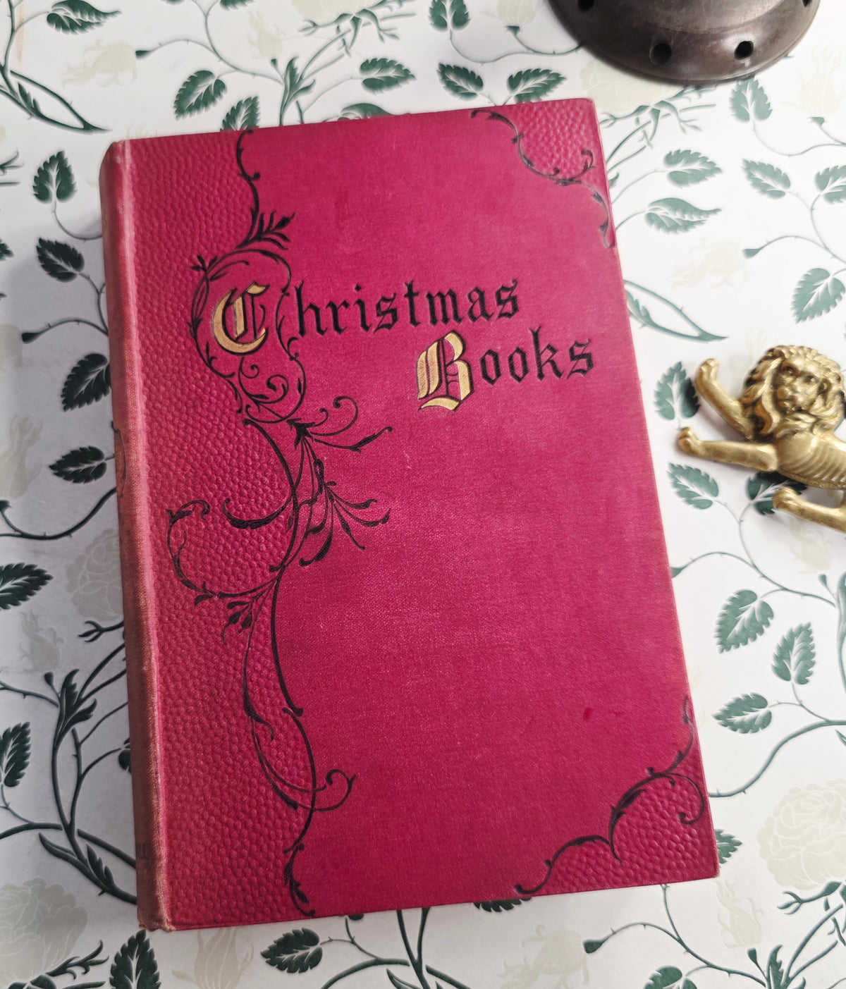1880 Christmas Books by Charles Dickens - Antique Book