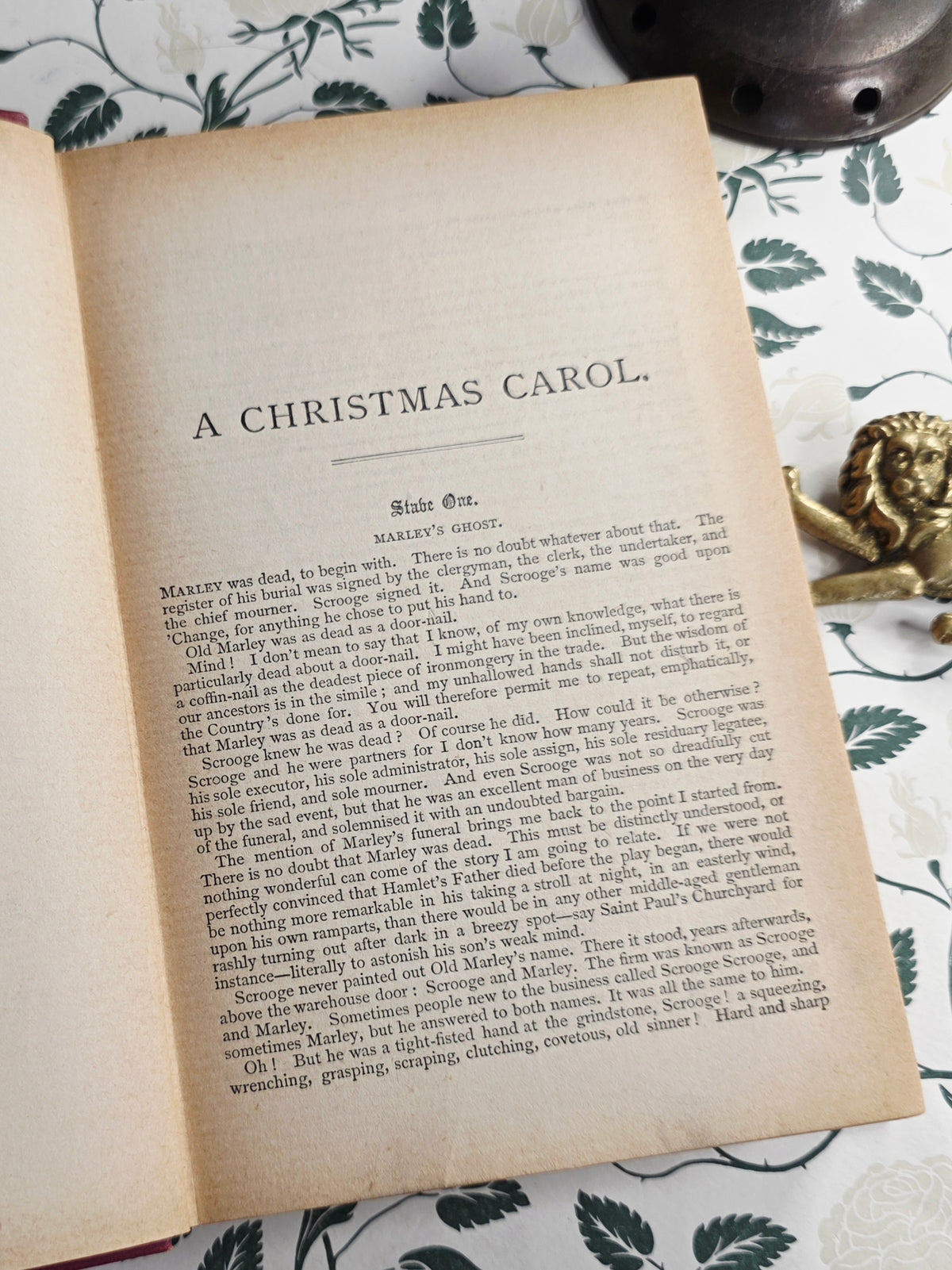 1880 Christmas Books by Charles Dickens - Antique Book