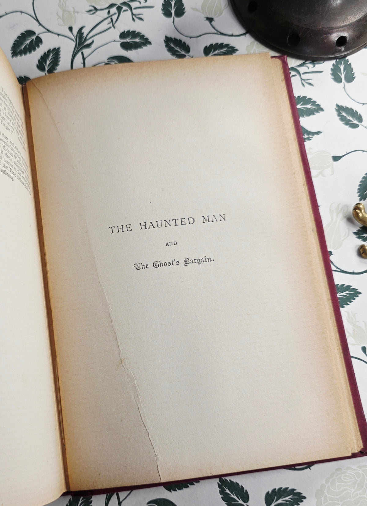 1880 Christmas Books by Charles Dickens - Antique Book