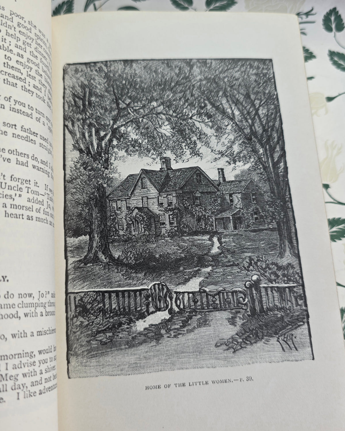 1880s Little Women or Little Women Good Wives by Louisa May Alcott - Illustrated Antique Book