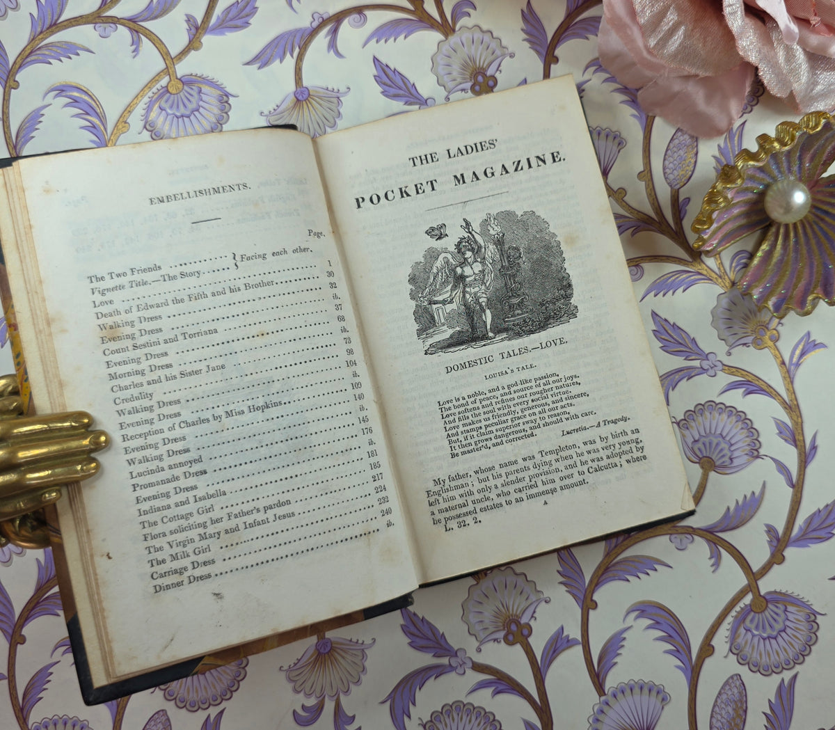 1832 The Ladies' Pocket Magazine Pt II - Illustrated Antique Book