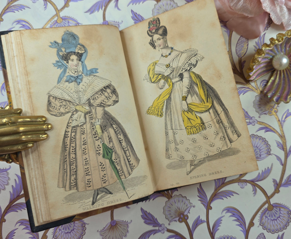 1832 The Ladies' Pocket Magazine Pt II - Illustrated Antique Book