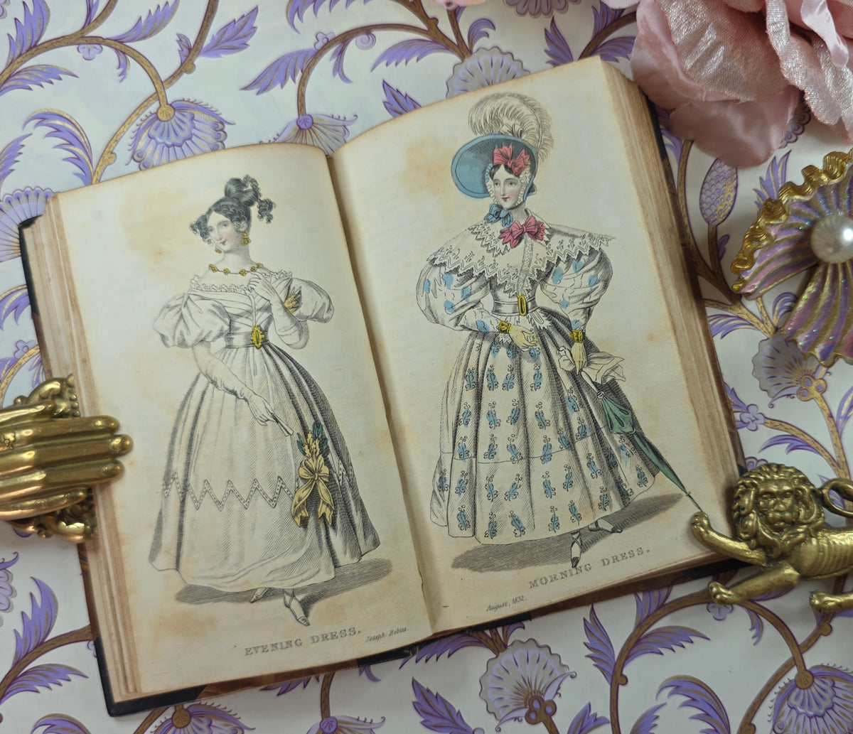 1832 The Ladies' Pocket Magazine Pt II - Illustrated Antique Book