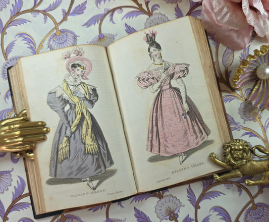 1832 The Ladies' Pocket Magazine Pt II - Illustrated Antique Book