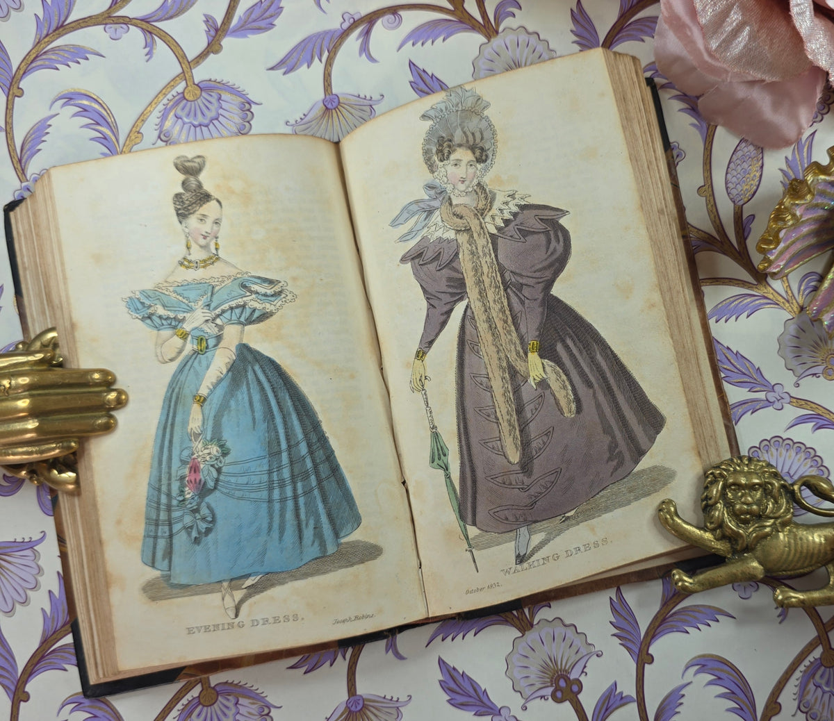 1832 The Ladies' Pocket Magazine Pt II - Illustrated Antique Book