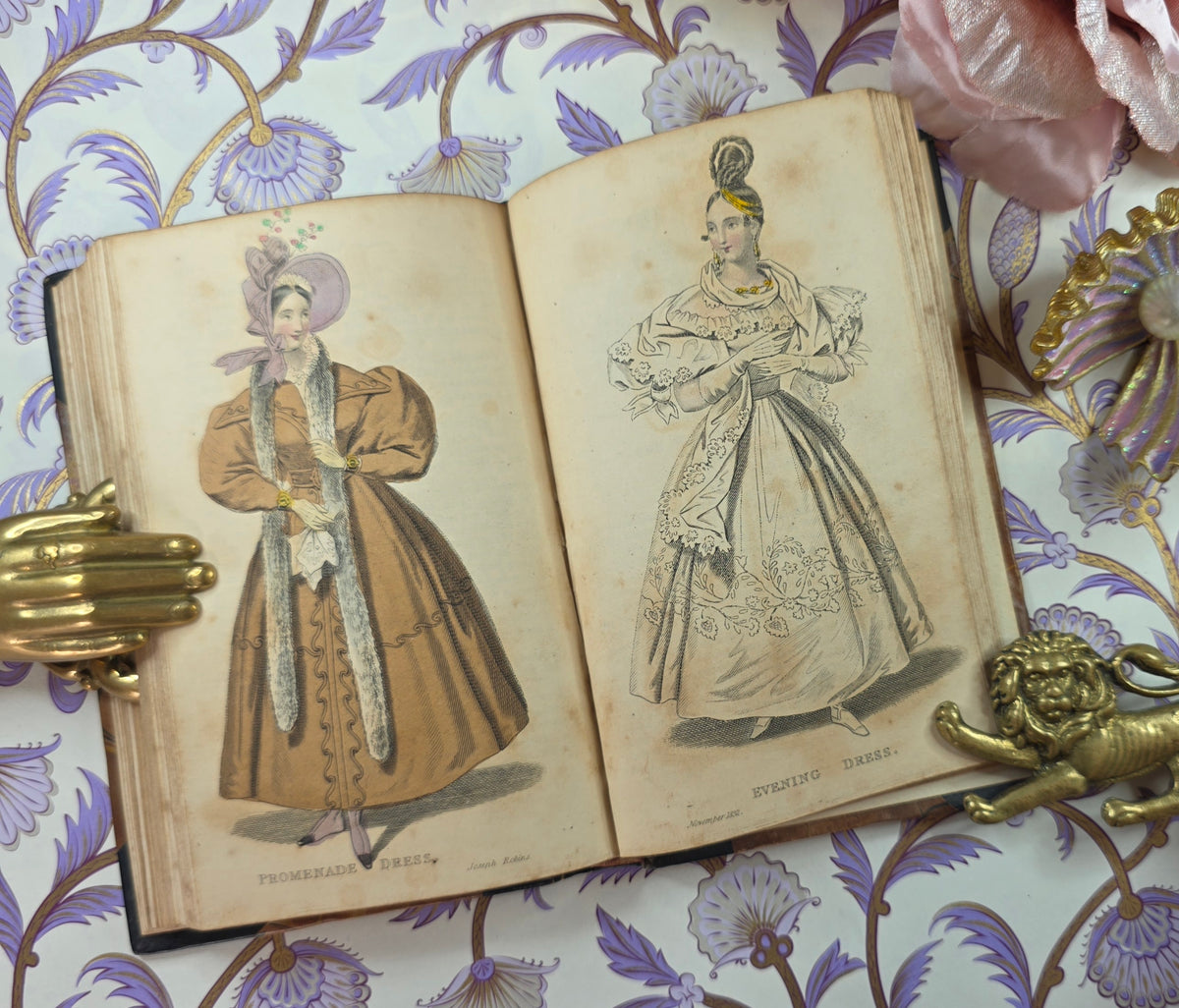 1832 The Ladies' Pocket Magazine Pt II - Illustrated Antique Book