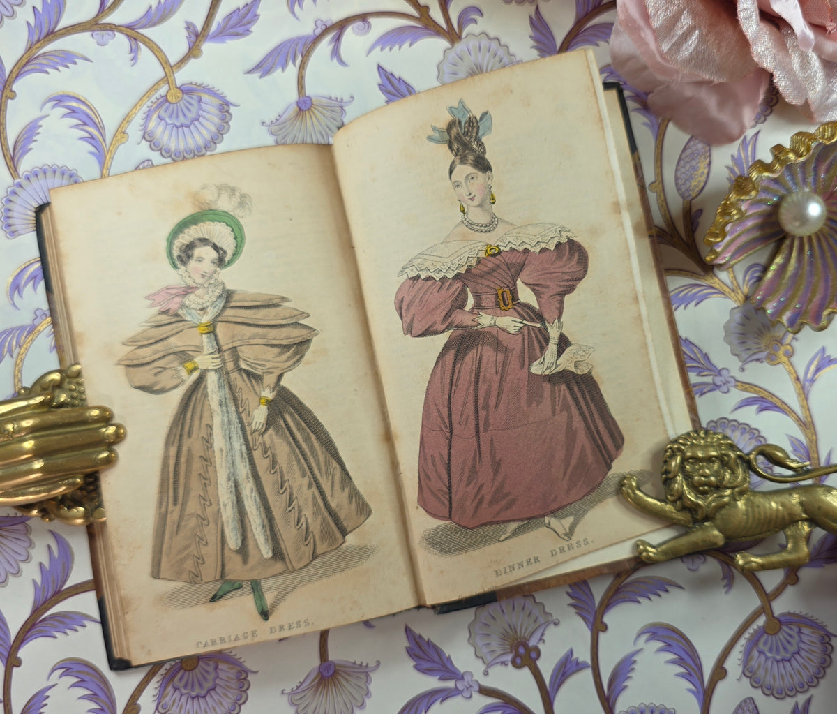 1832 The Ladies' Pocket Magazine Pt II - Illustrated Antique Book