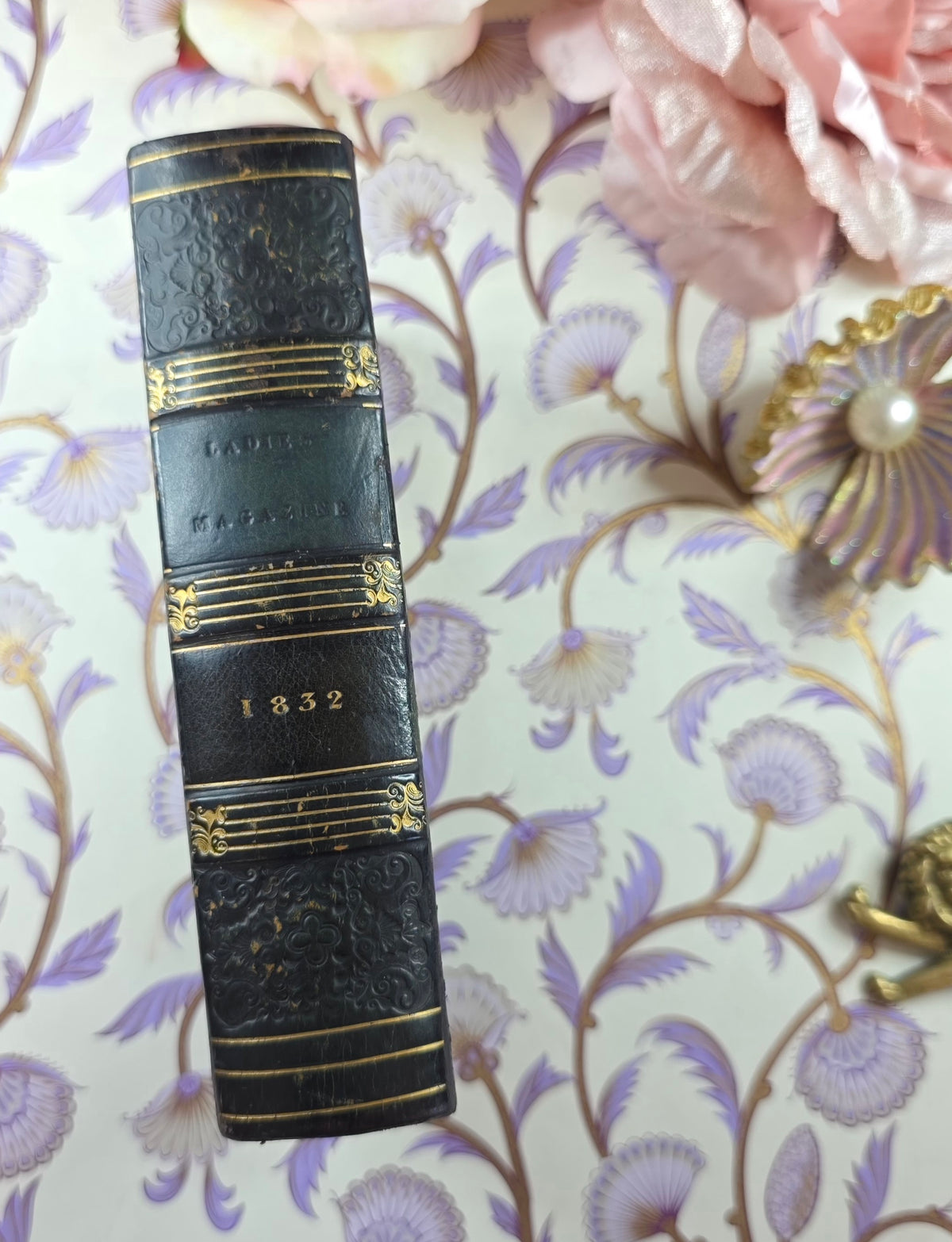 1832 The Ladies' Pocket Magazine (Complete Parts I and II) - Illustrated Antique Book