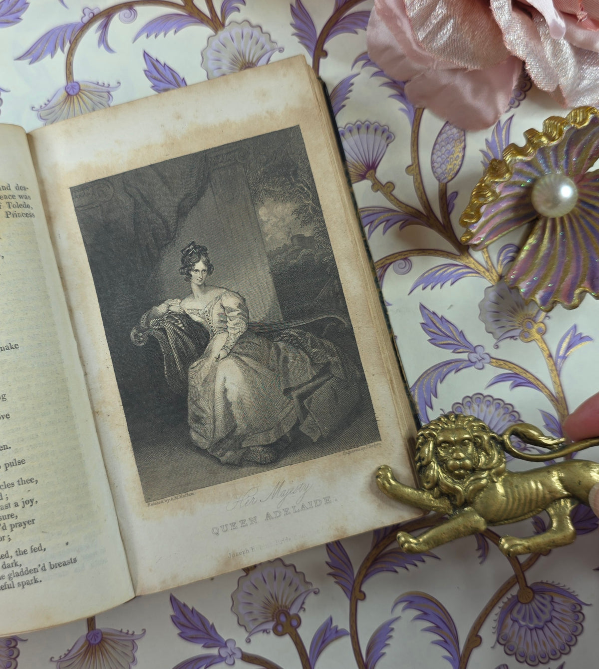 1832 The Ladies' Pocket Magazine (Complete Parts I and II) - Illustrated Antique Book