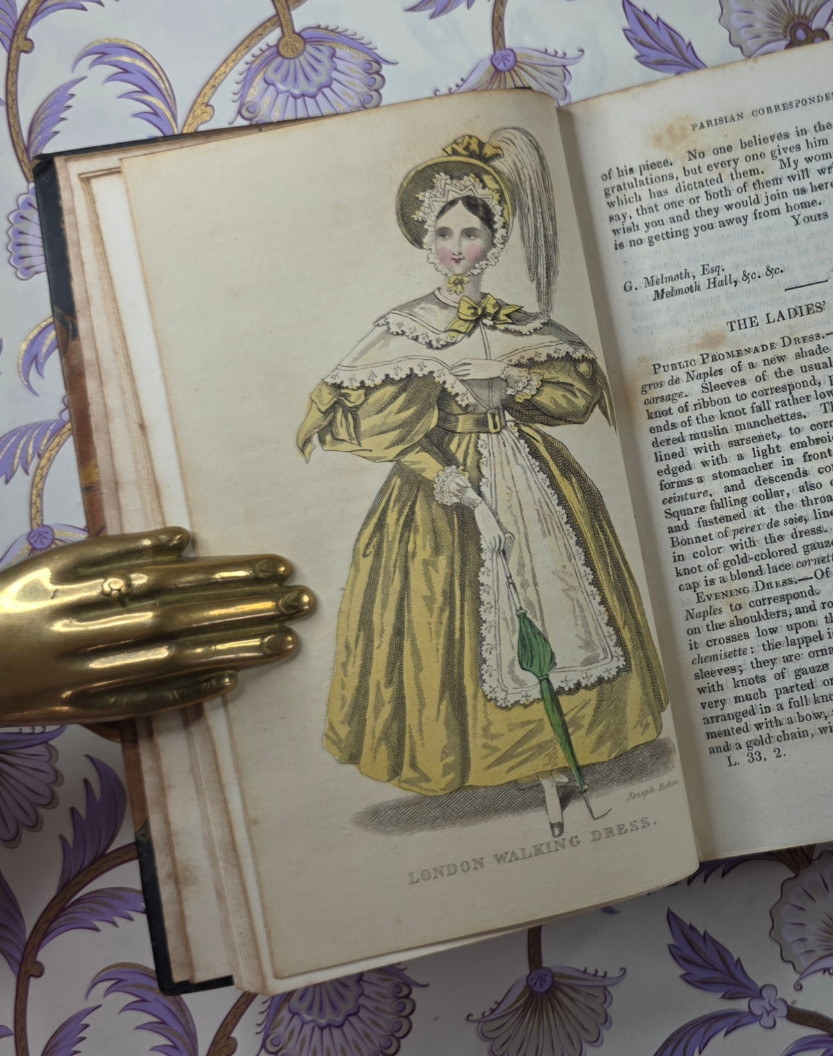 1833 The Ladies' Pocket Magazine Pt II - Illustrated Antique Book