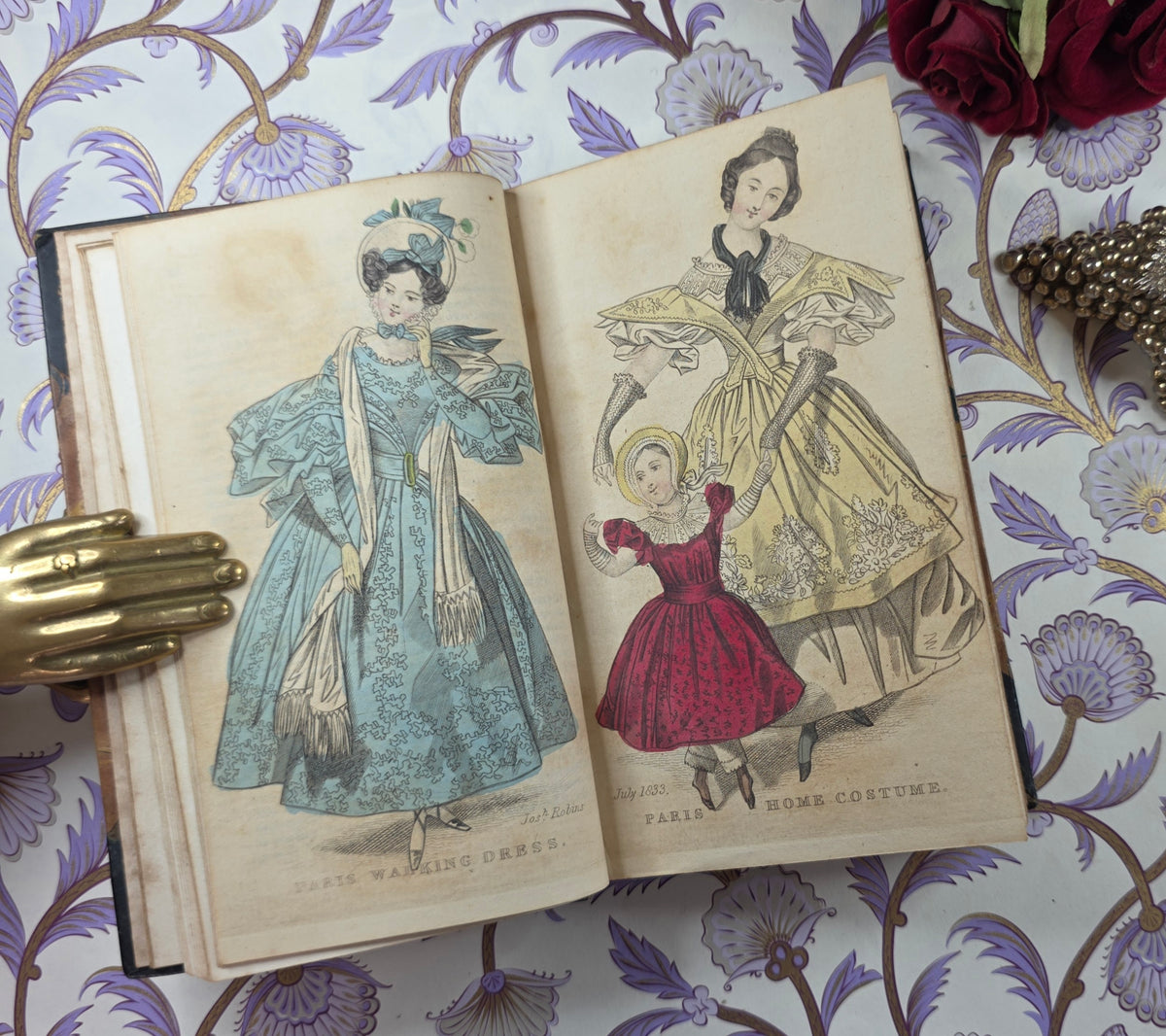 1833 The Ladies' Pocket Magazine Pt II - Illustrated Antique Book