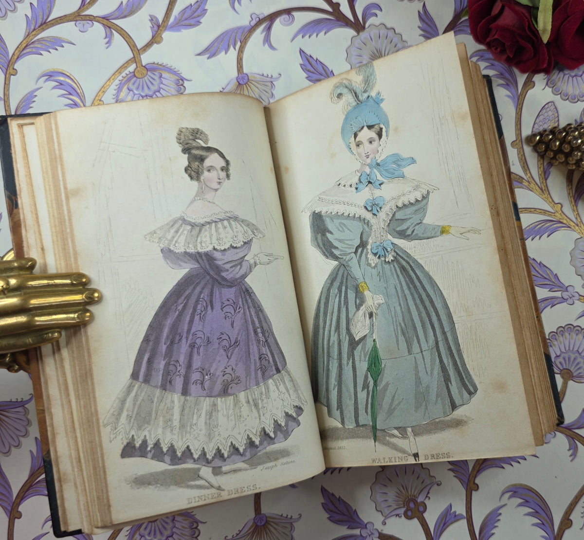 1833 The Ladies' Pocket Magazine Pt II - Illustrated Antique Book
