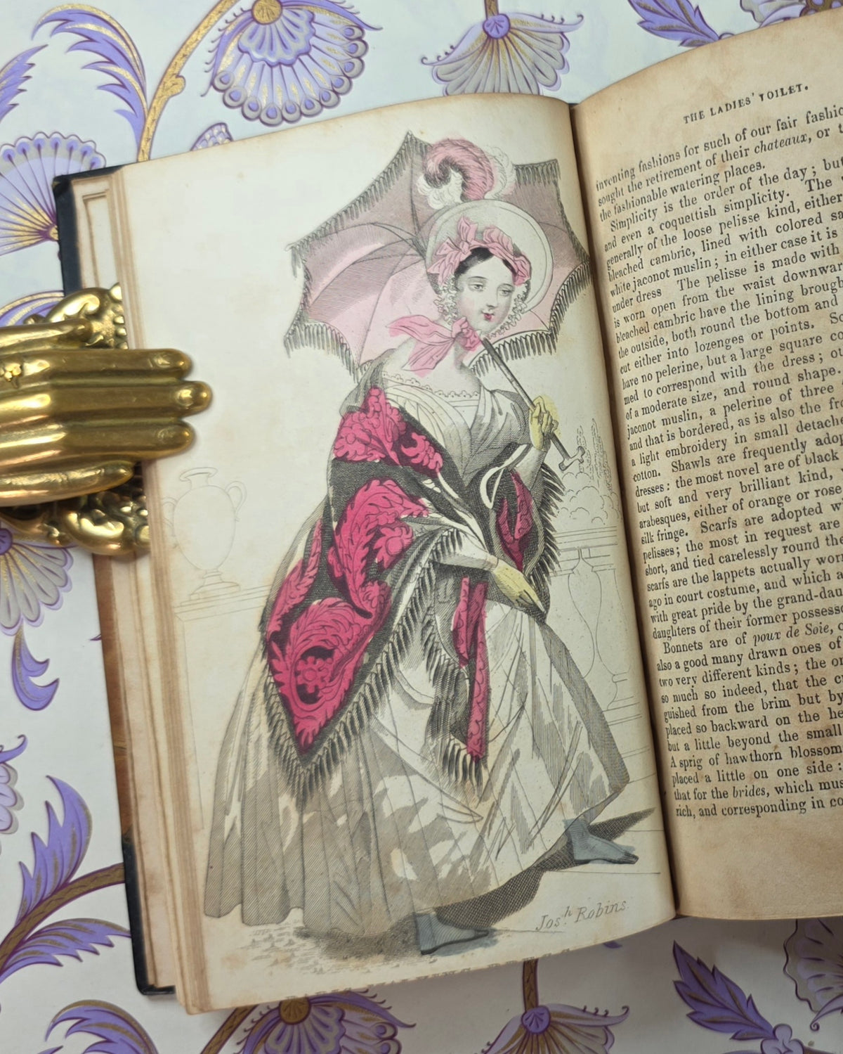 1833 The Ladies' Pocket Magazine Pt II - Illustrated Antique Book