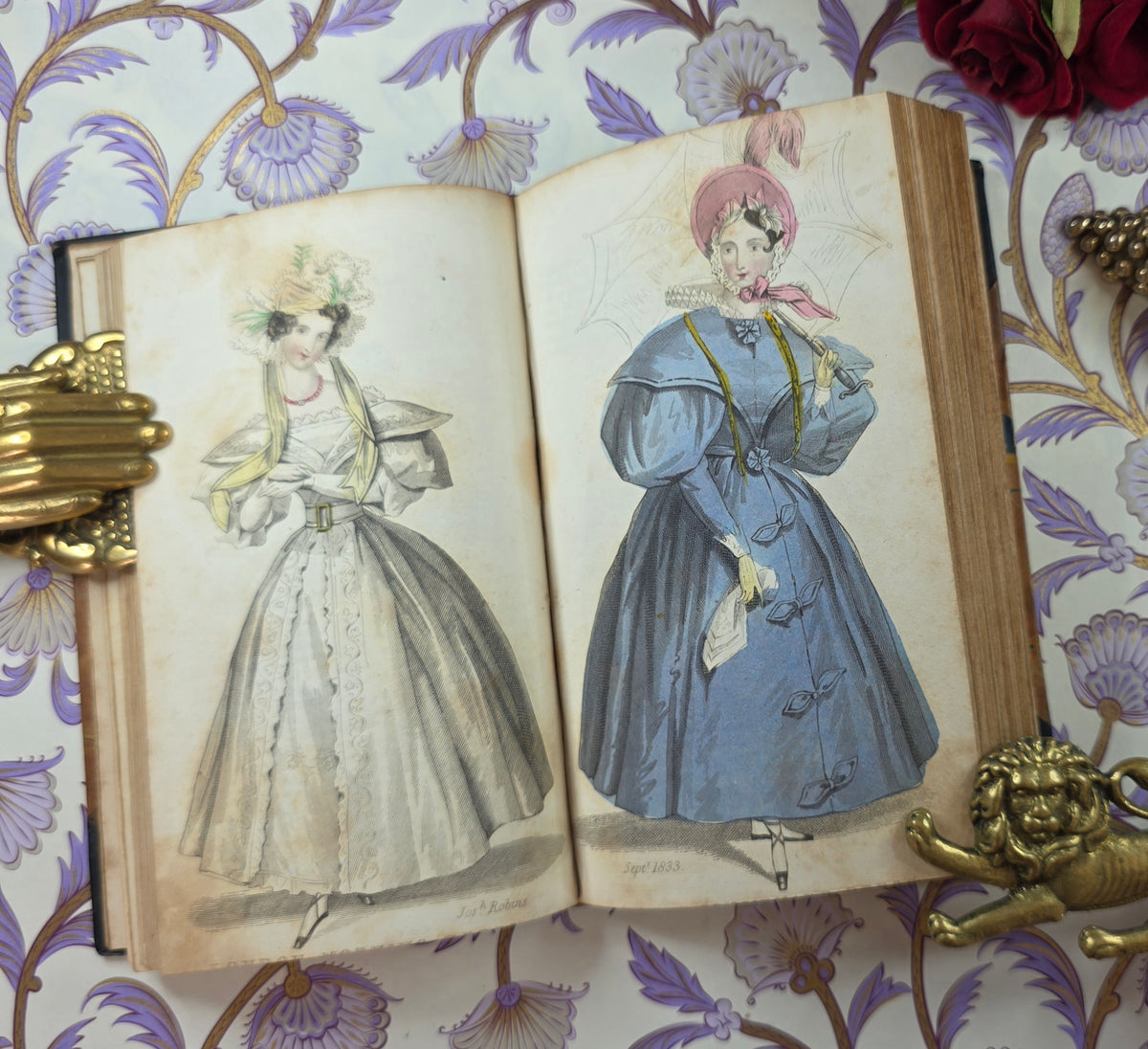1833 The Ladies' Pocket Magazine Pt II - Illustrated Antique Book