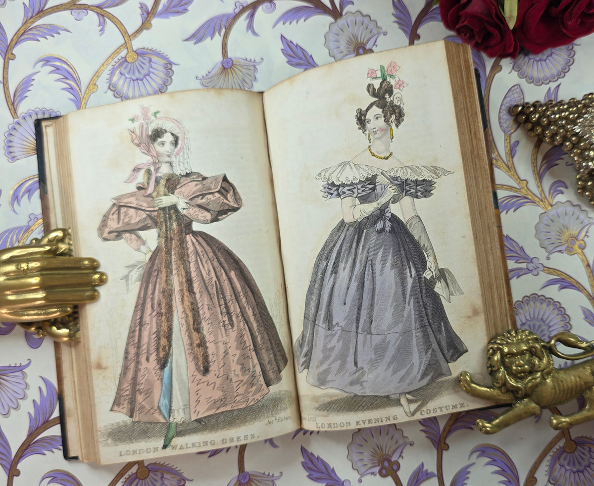 1833 The Ladies' Pocket Magazine Pt II - Illustrated Antique Book