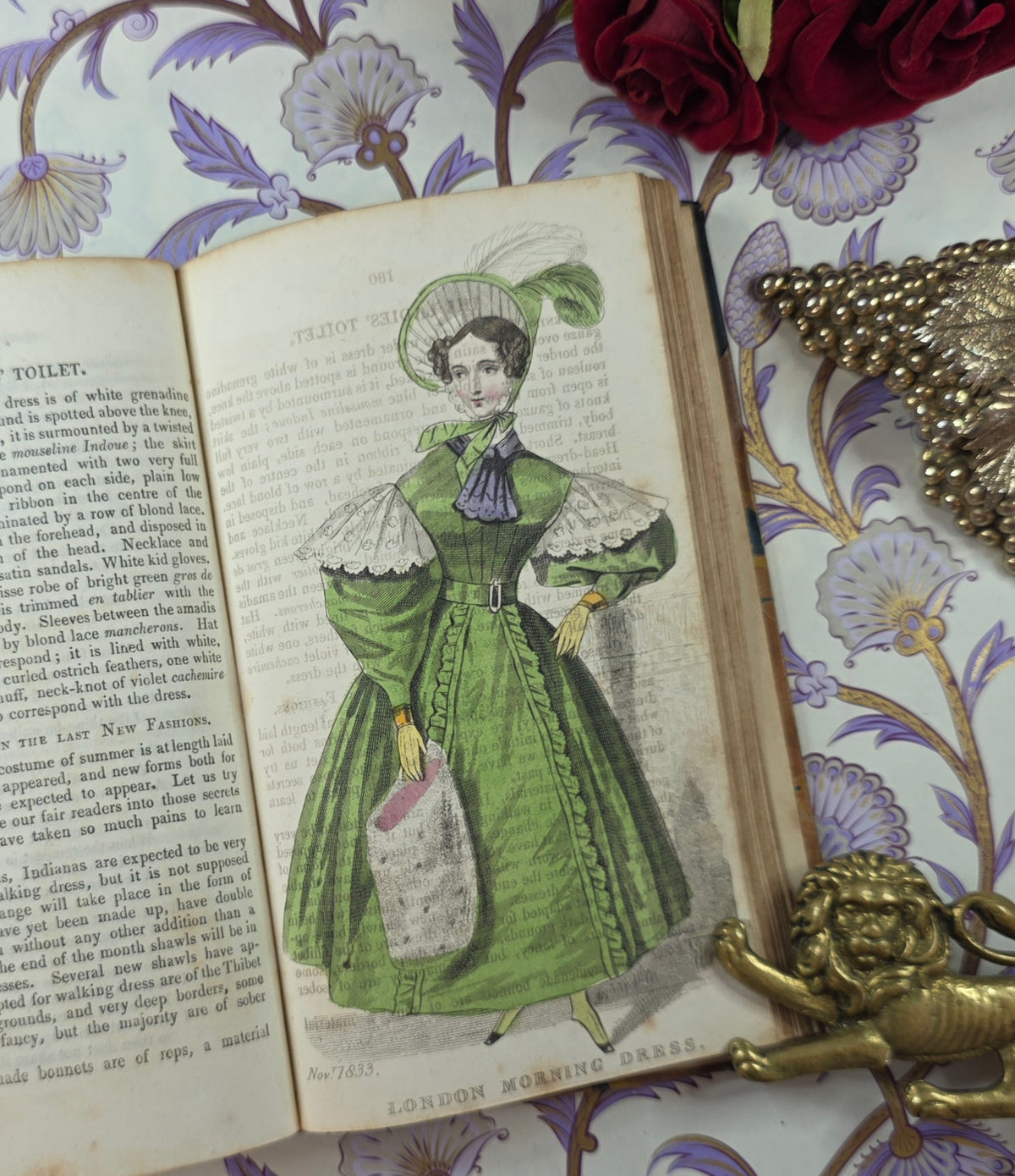 1833 The Ladies' Pocket Magazine Pt II - Illustrated Antique Book