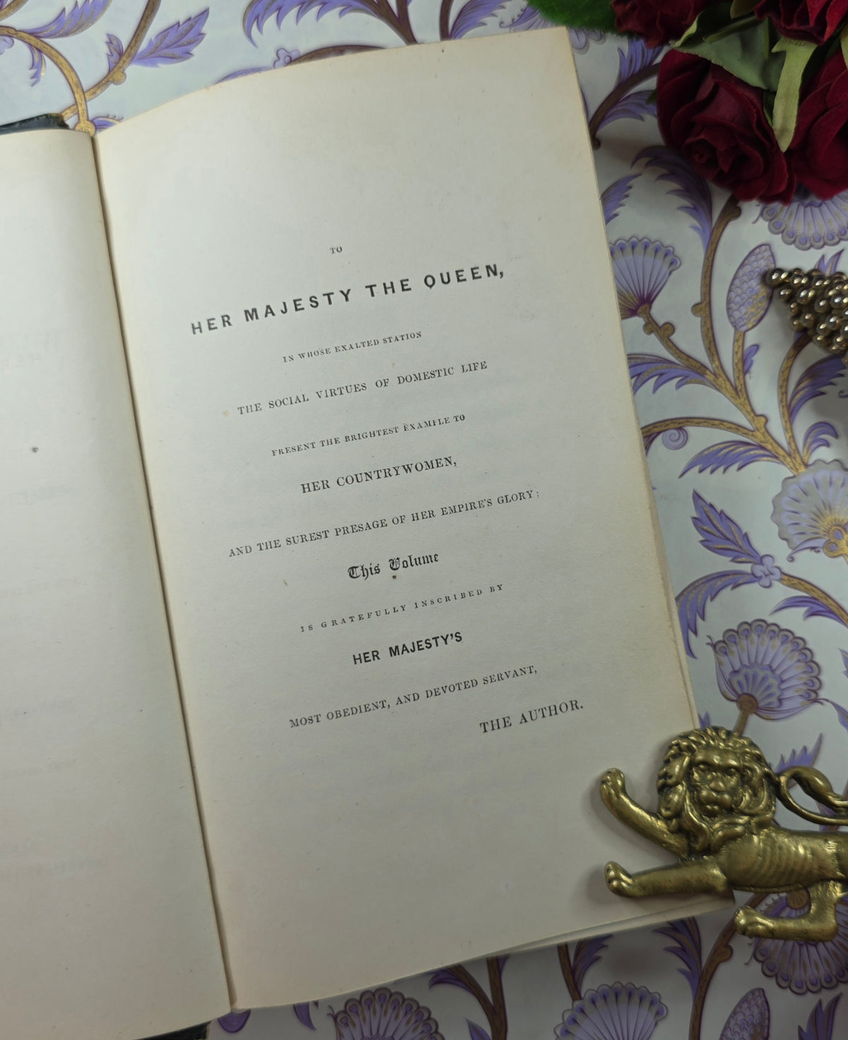 1843 The Wives of England by SS Ellis - Antique Guide Book