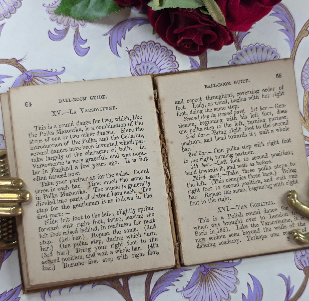 Ball-Room Companion - Miniature Library - Antique Guide Book - Scarce