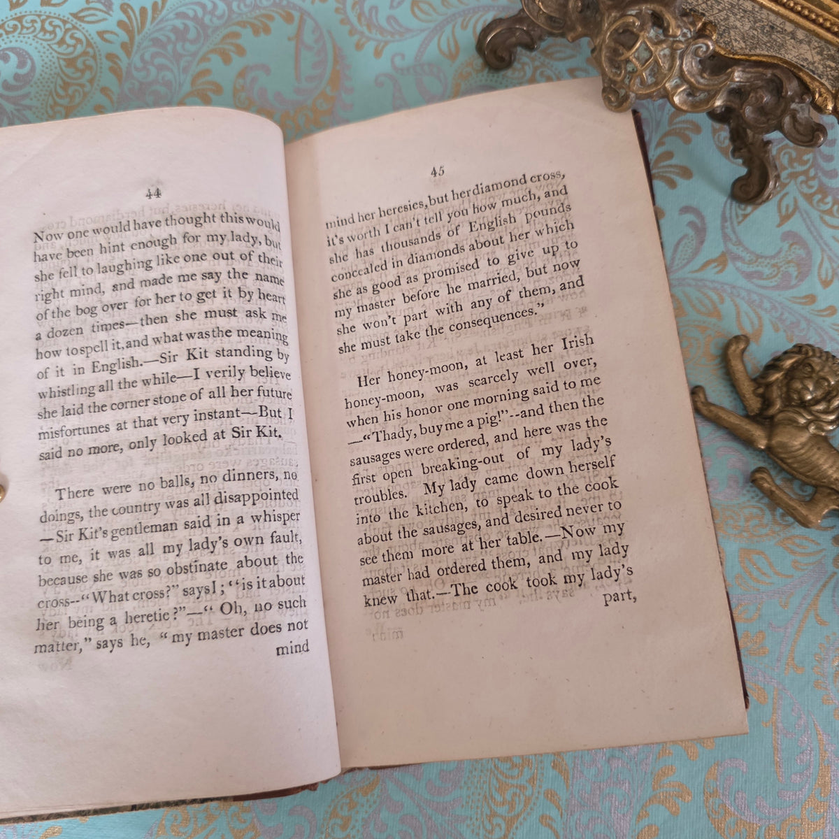 1815 Castle Rackrent by Maria Edgeworth - Antique Book