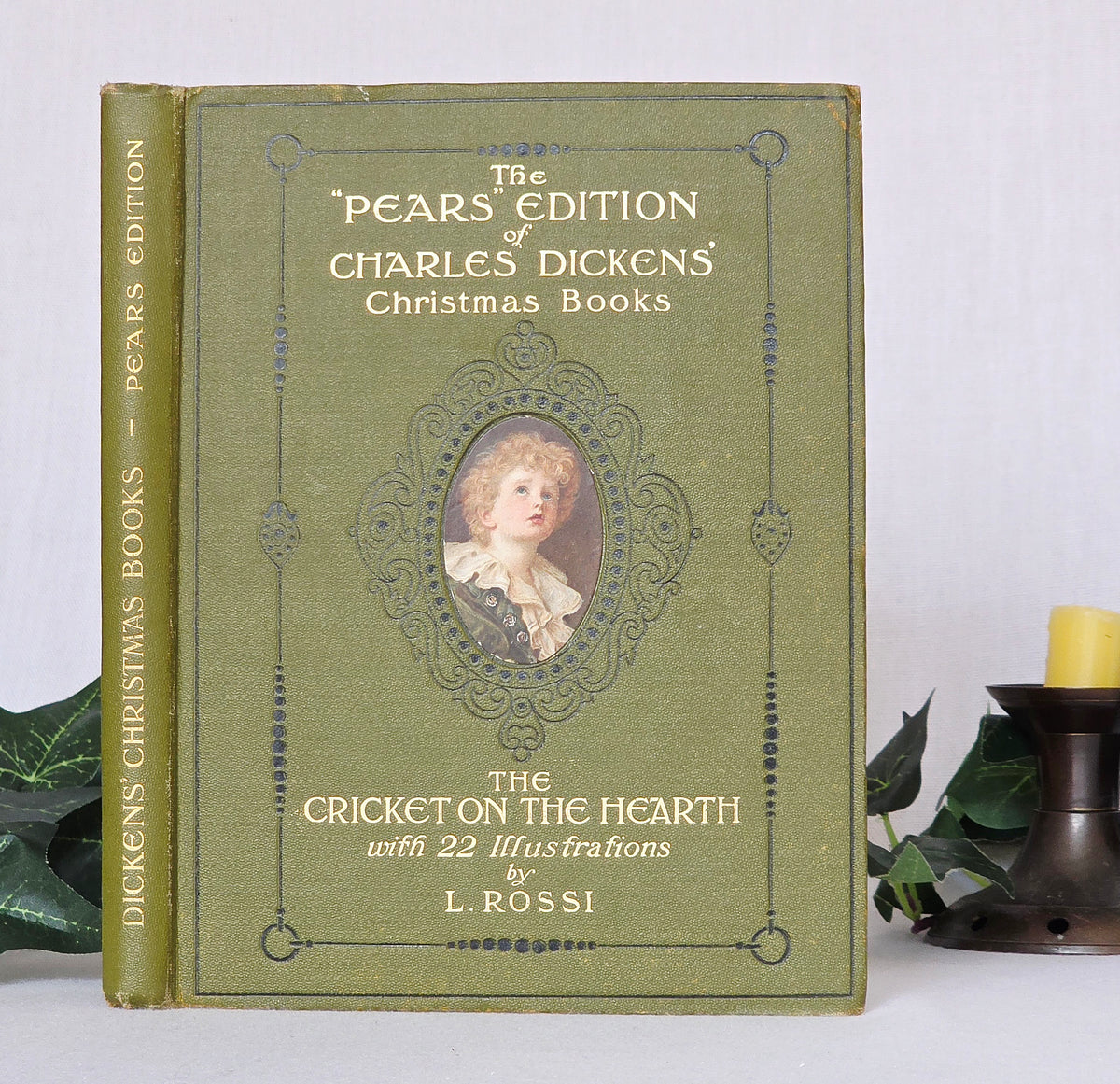 1912 The Cricket on the Hearth by Charles Dickens - Illustrated Antique Book