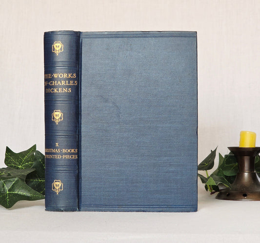 1902 Christmas Books Including A Christmas Carol by Charles Dickens - Illustrated Antique Book