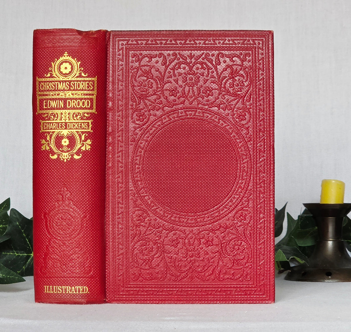 1930s Christmas Stories by Charles Dickens - Illustrated Antique Book - Short Stories So Does NOT Include the Longer Christmas Carol