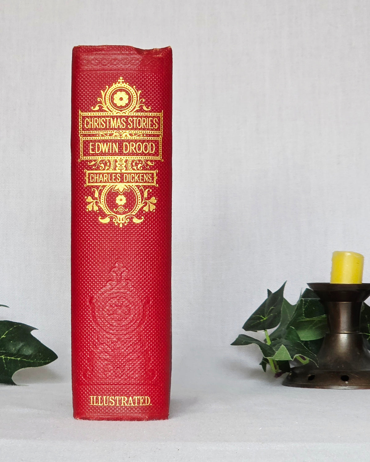 1930s Christmas Stories by Charles Dickens - Illustrated Antique Book - Short Stories So Does NOT Include the Longer Christmas Carol