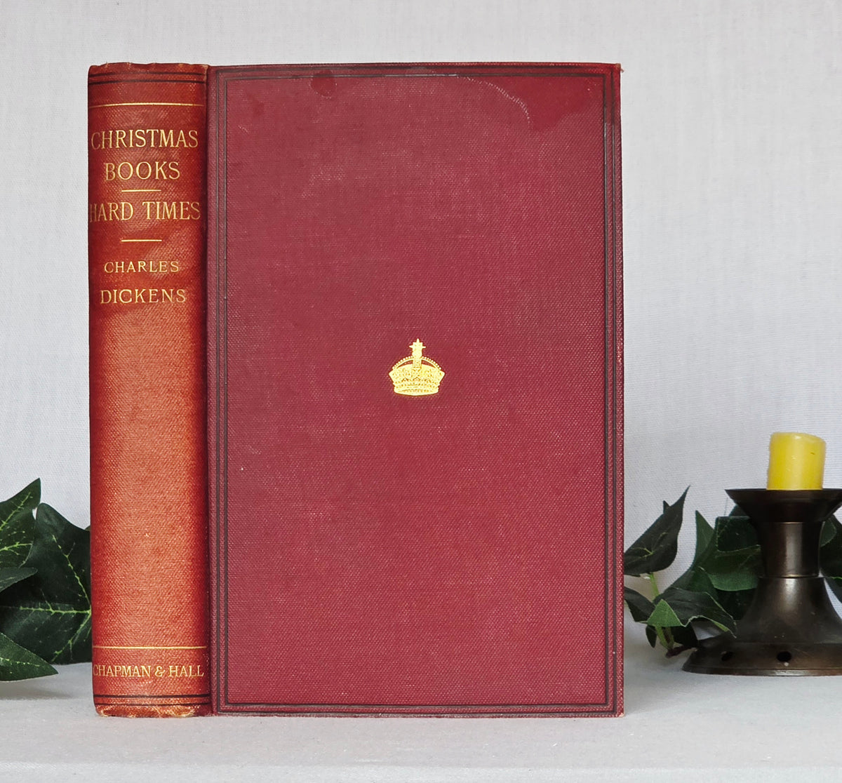 1891 Christmas Books Including A Christmas Carol by Charles Dickens - Illustrated Antique Book