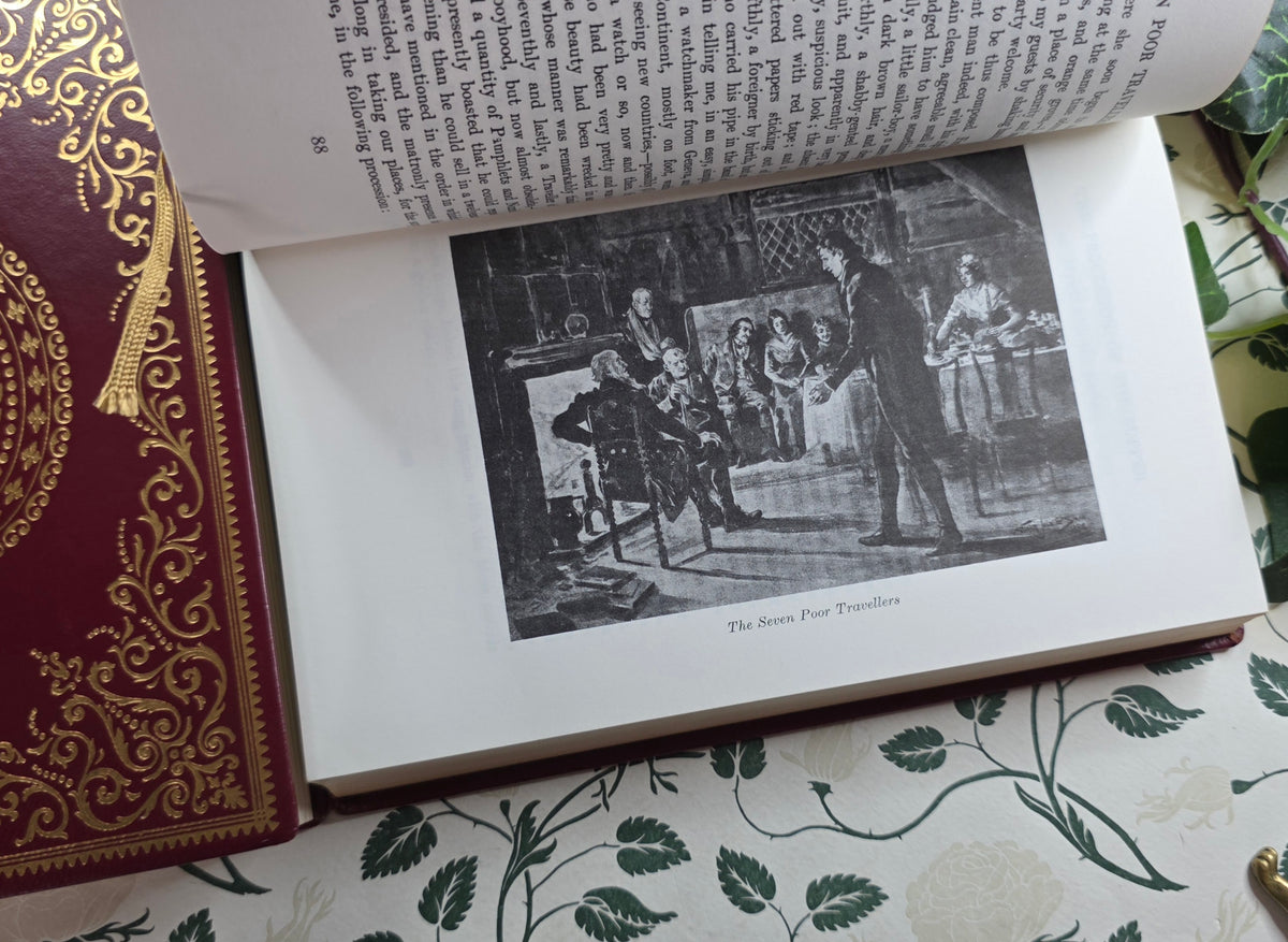 1970 Christmas Stories by Charles Dickens in Two Volumes - Illustrated Vintage Books