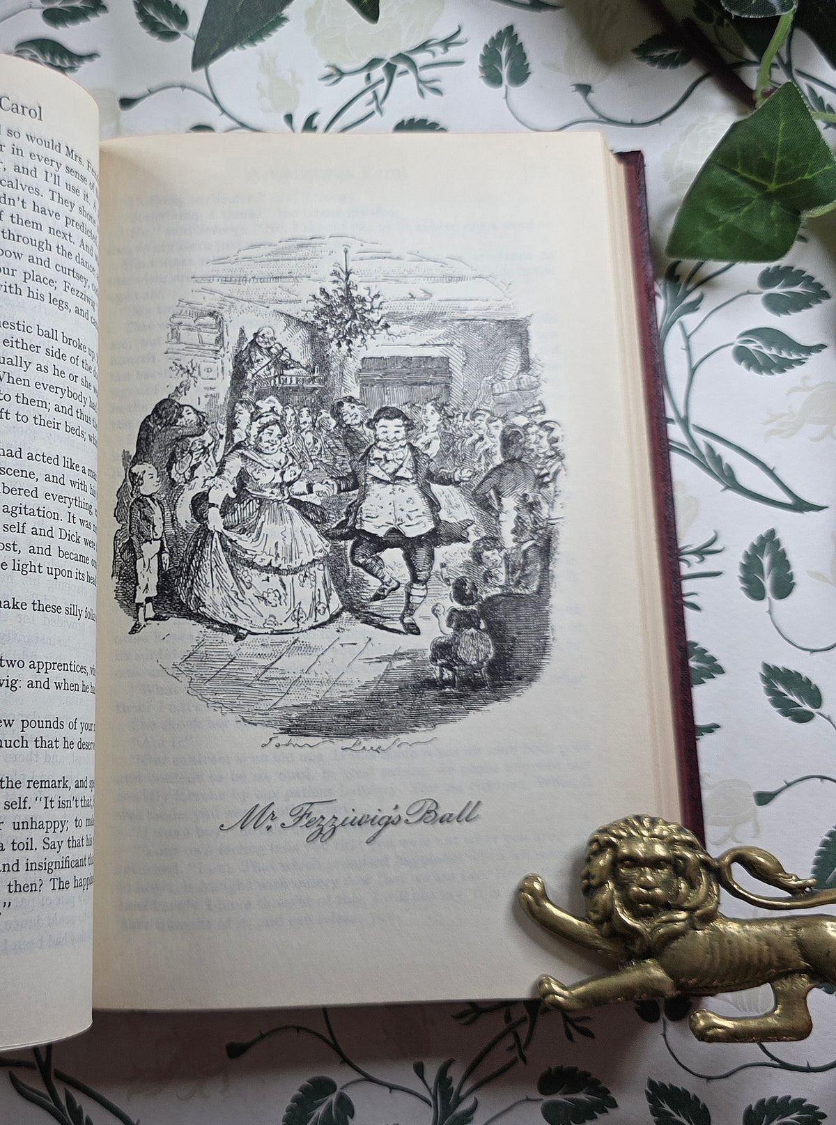 Christmas Books and Stories by Charles Dickens- Vintage Illustrated Two-Volume Set