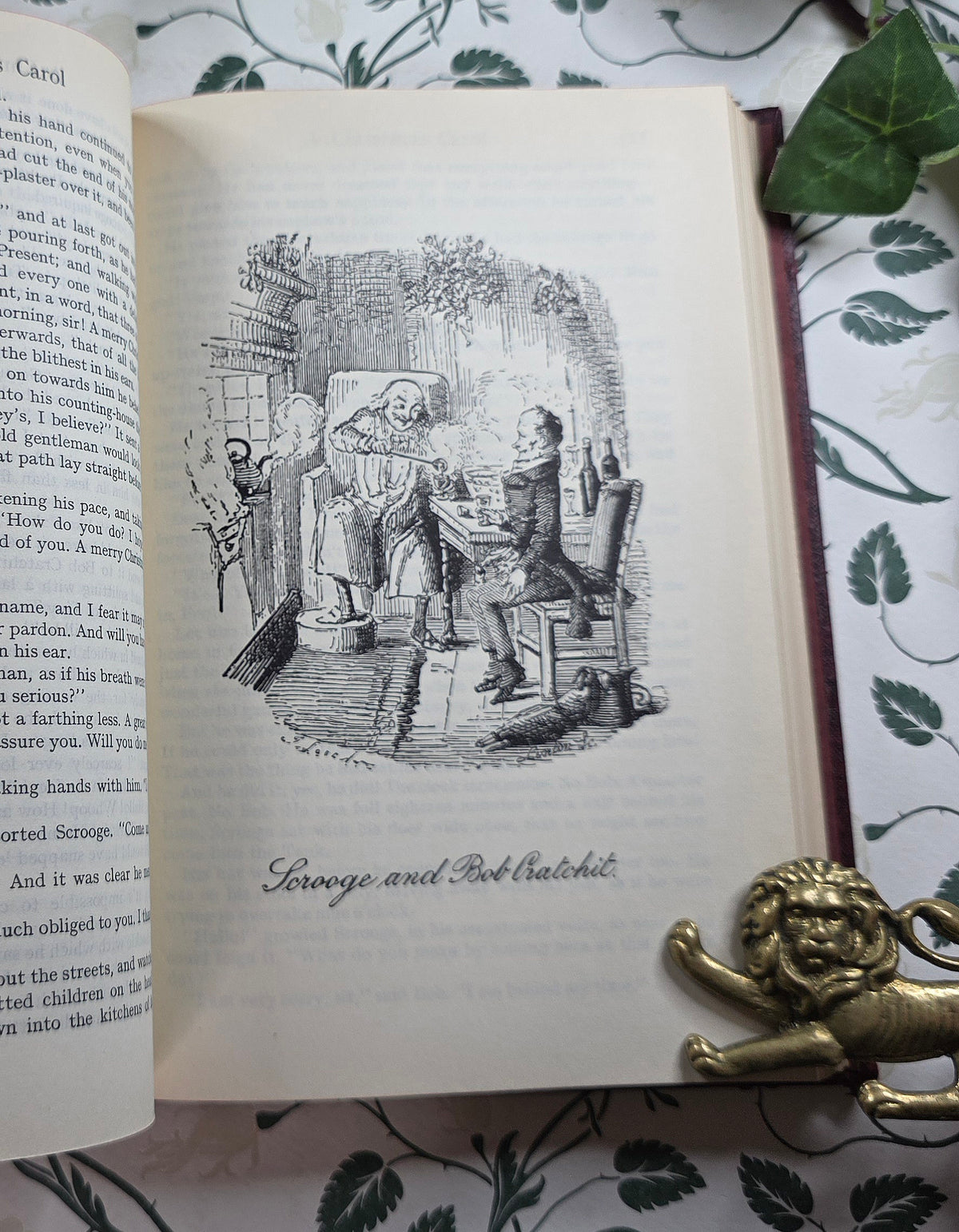 Christmas Books and Stories by Charles Dickens- Vintage Illustrated Two-Volume Set
