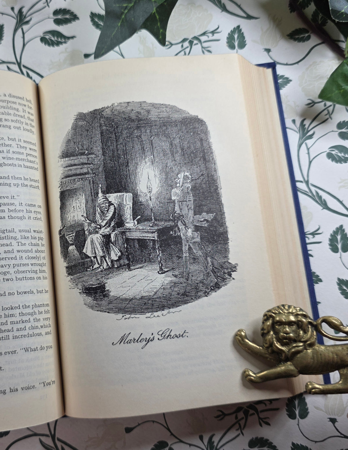 A Christmas Carol & A Tale of Two Cities by Charles Dickens - Illustrated Vintage Book