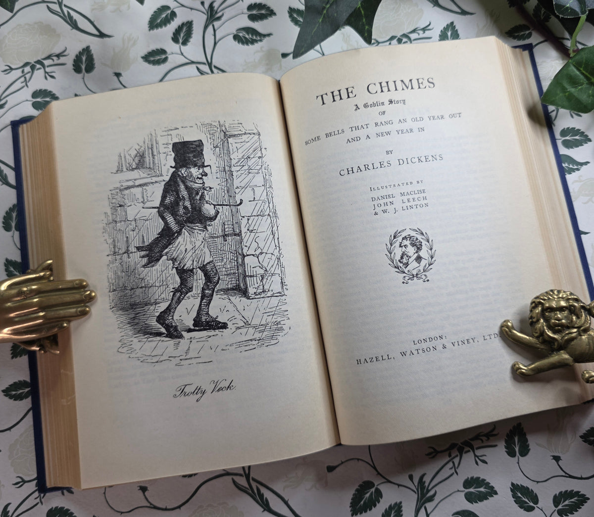 A Christmas Carol & A Tale of Two Cities by Charles Dickens - Illustrated Vintage Book
