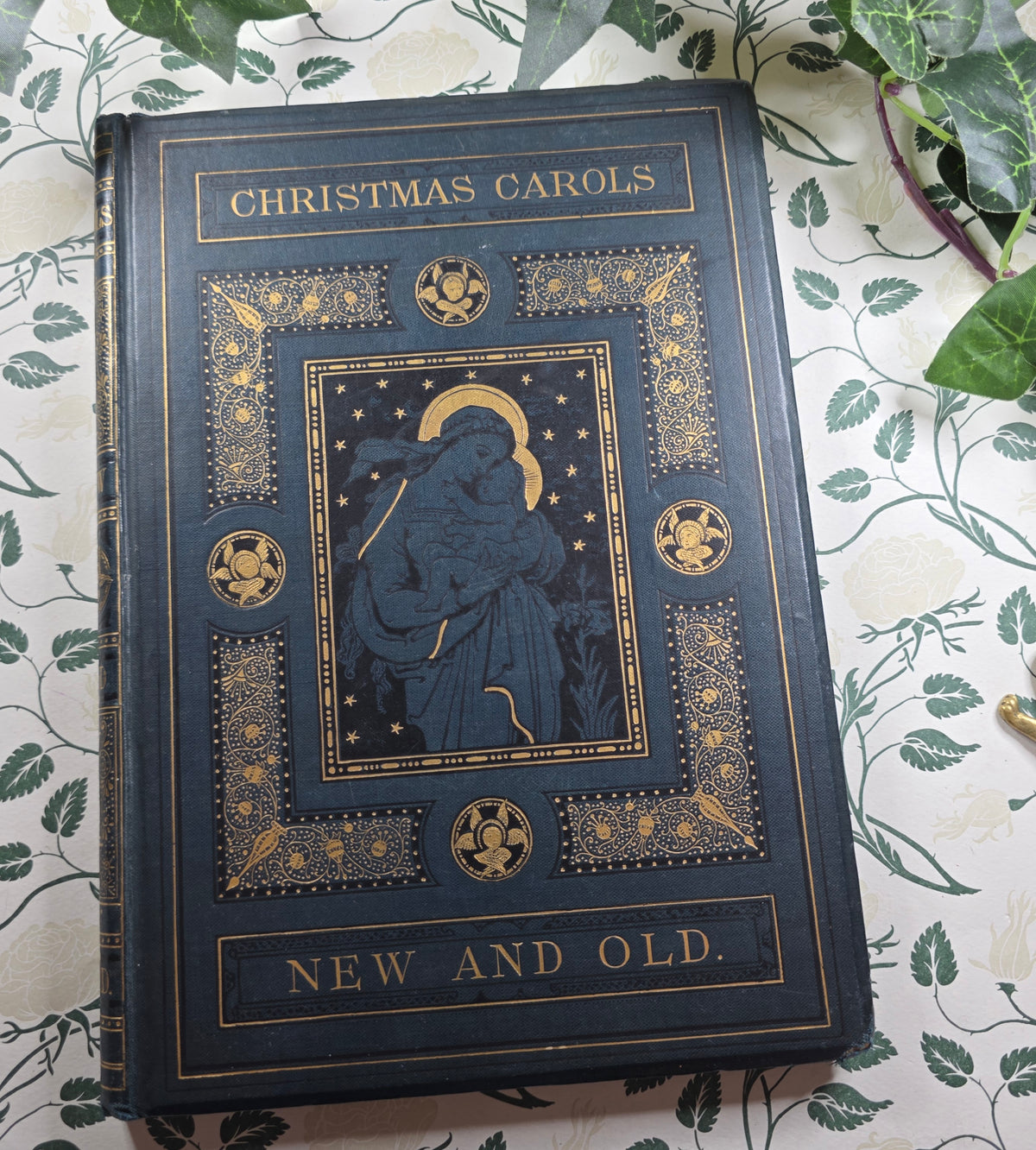 1870s Christmas Carols New and Old - Illustrated Antique Music Book