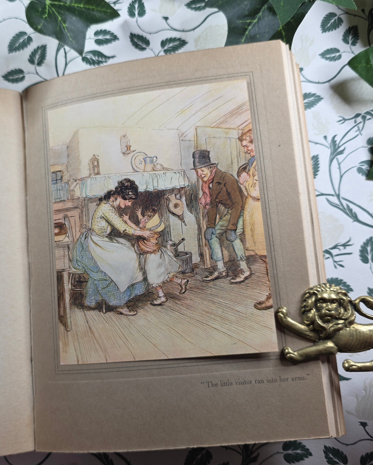 1913 The Chimes by Charles Dickens - One of the Five Christmas Books - Illustrated Antique Book