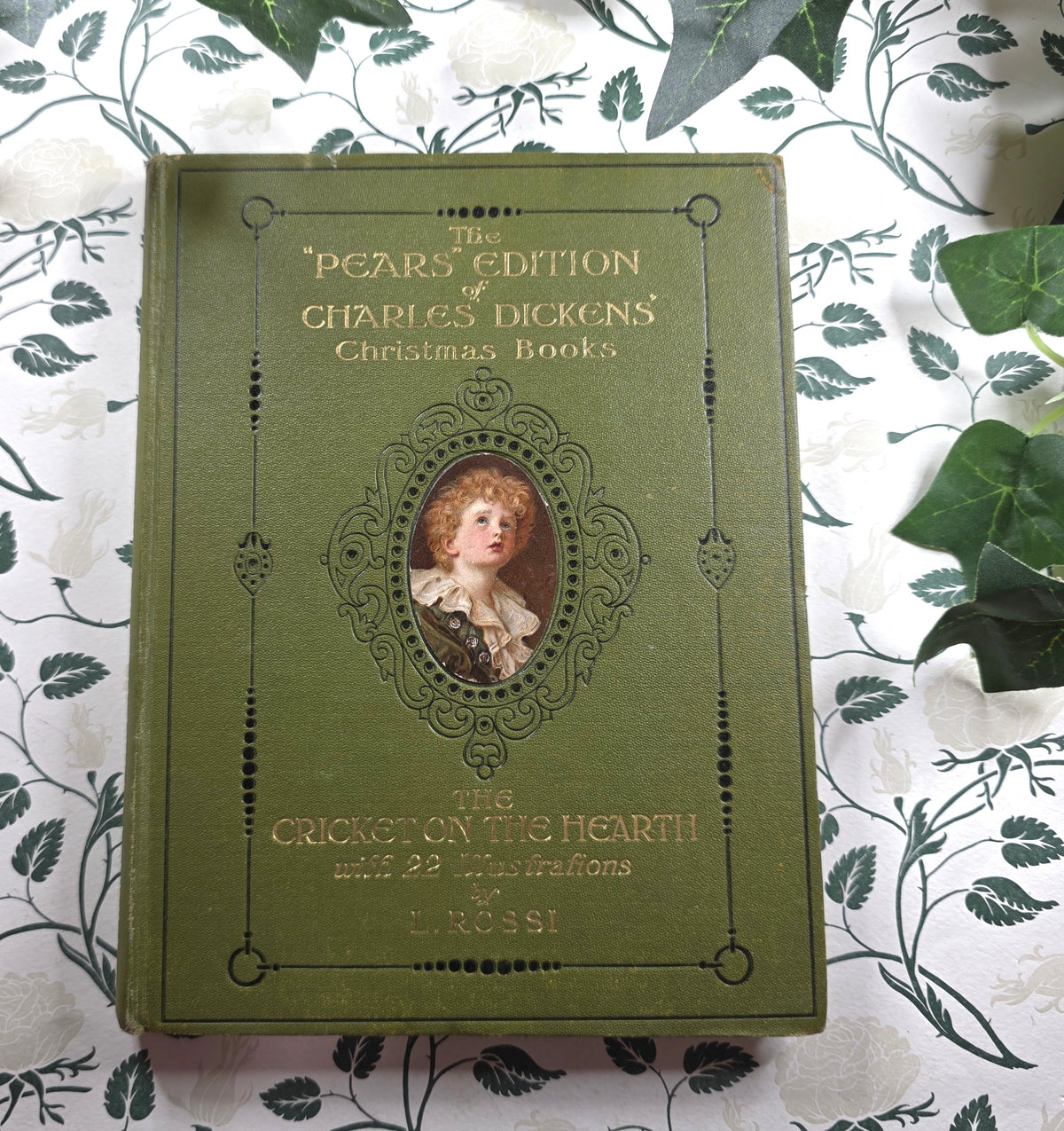 1912 The Cricket on the Hearth by Charles Dickens - Illustrated Antique Book