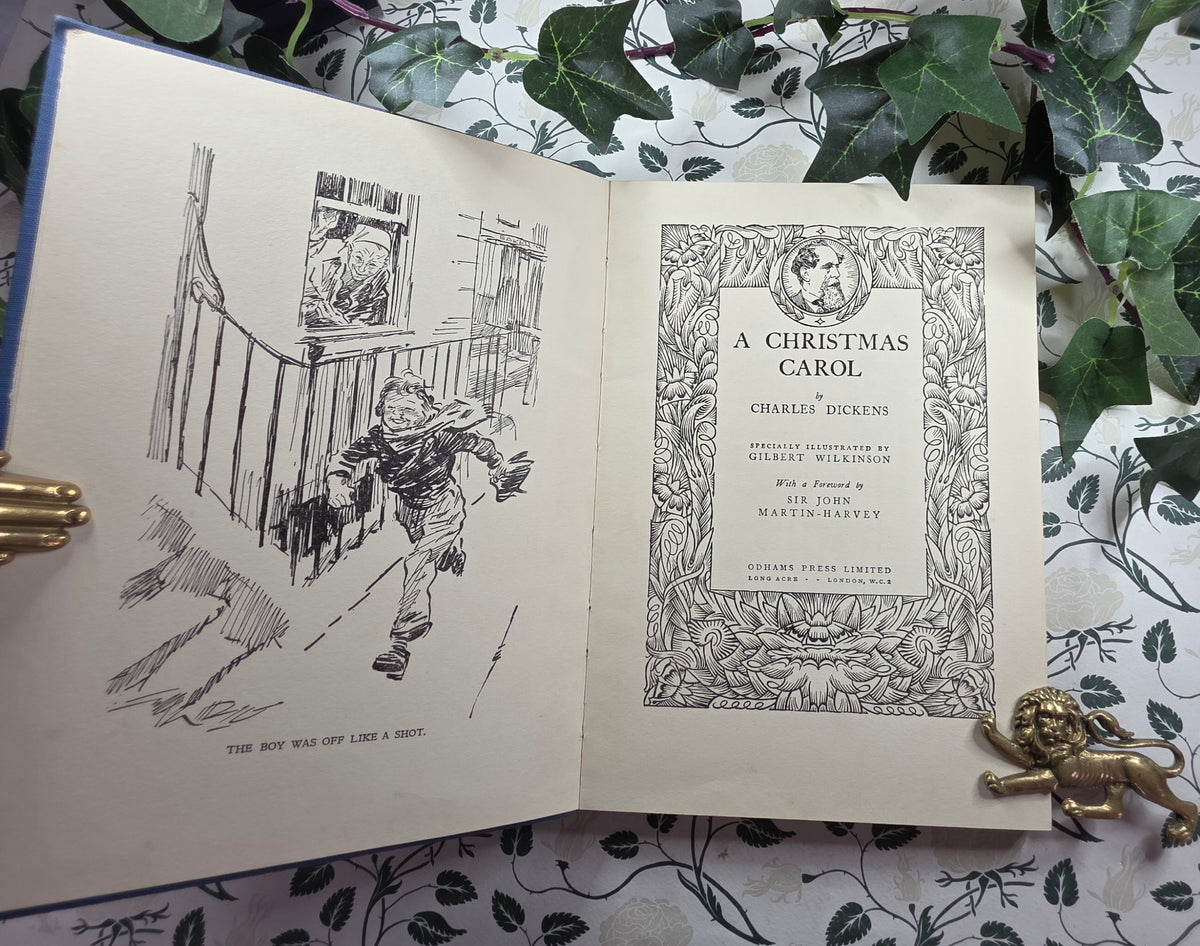 1930s Dickens' A Christmas Carol - Illustrated Antique Edition