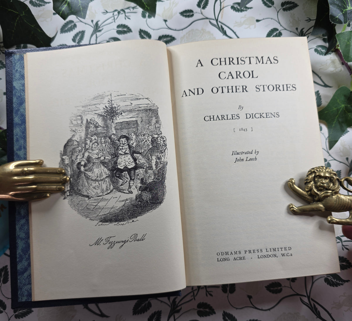 1930s Christmas Books etc. by Charles Dickens - Illustrated Vintage Book