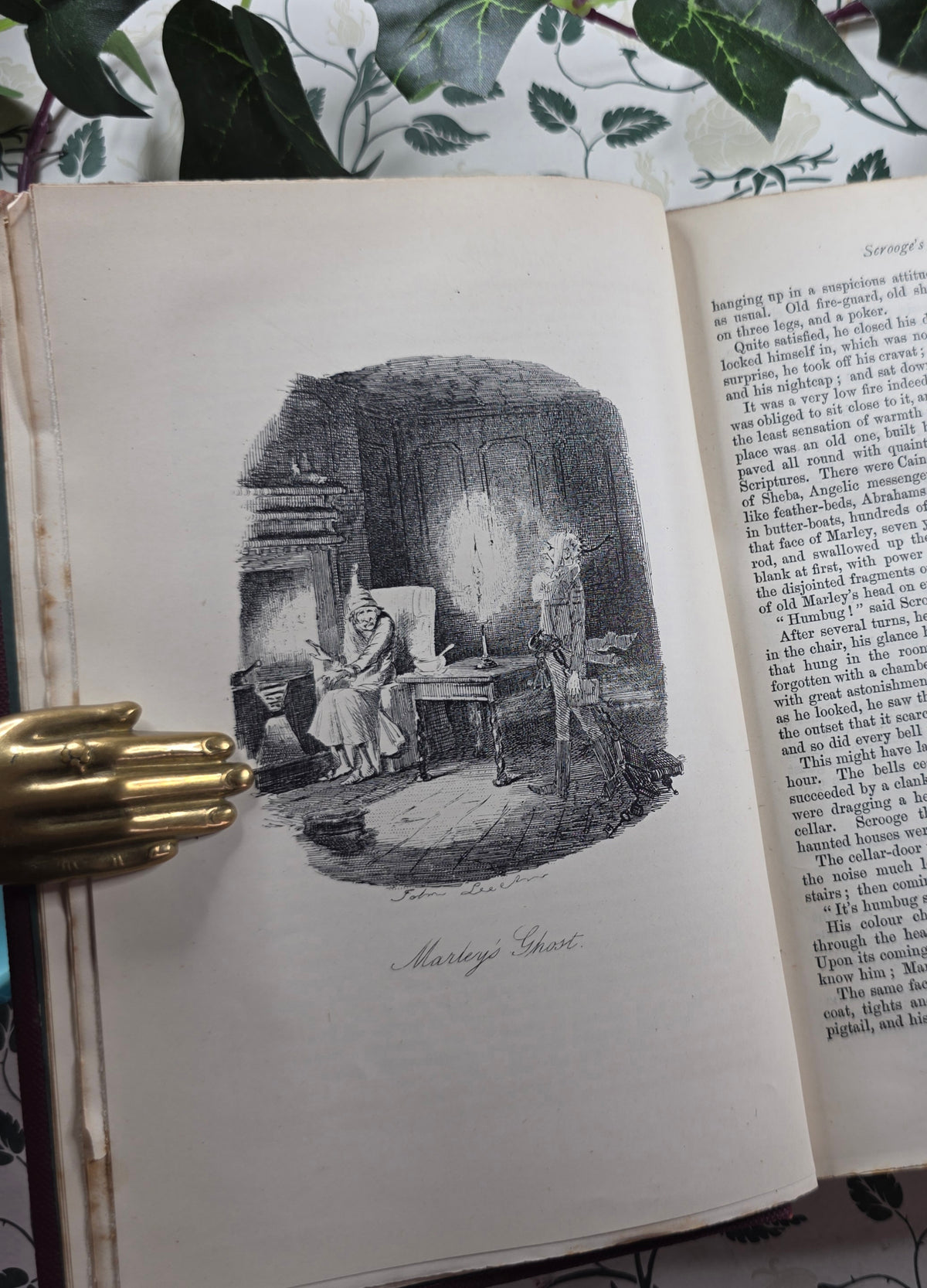 1891 Christmas Books Including A Christmas Carol by Charles Dickens - Illustrated Antique Book