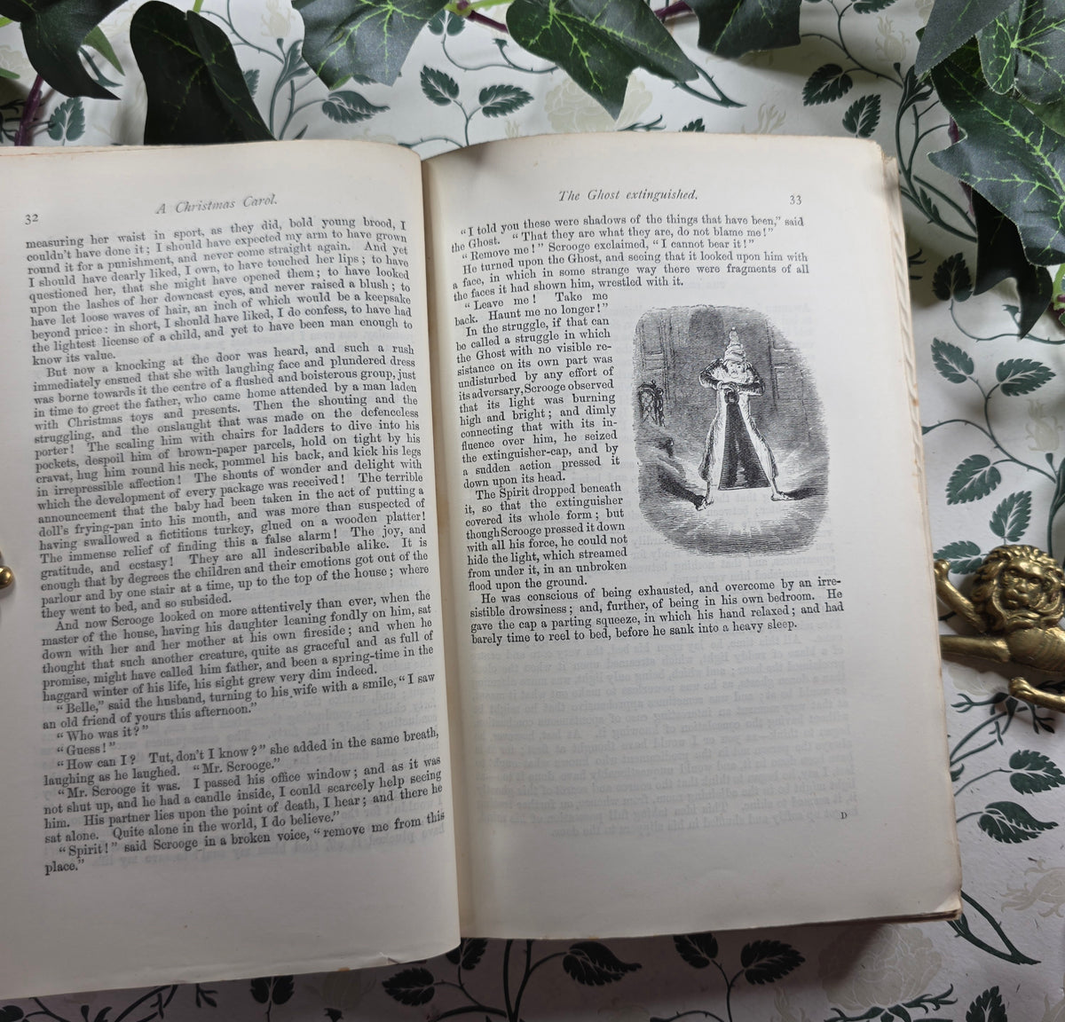 1891 Christmas Books Including A Christmas Carol by Charles Dickens - Illustrated Antique Book