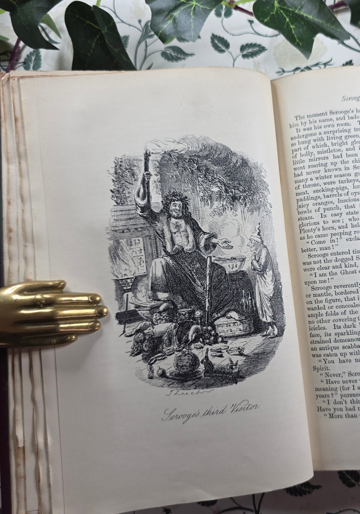 1891 Christmas Books Including A Christmas Carol by Charles Dickens - Illustrated Antique Book