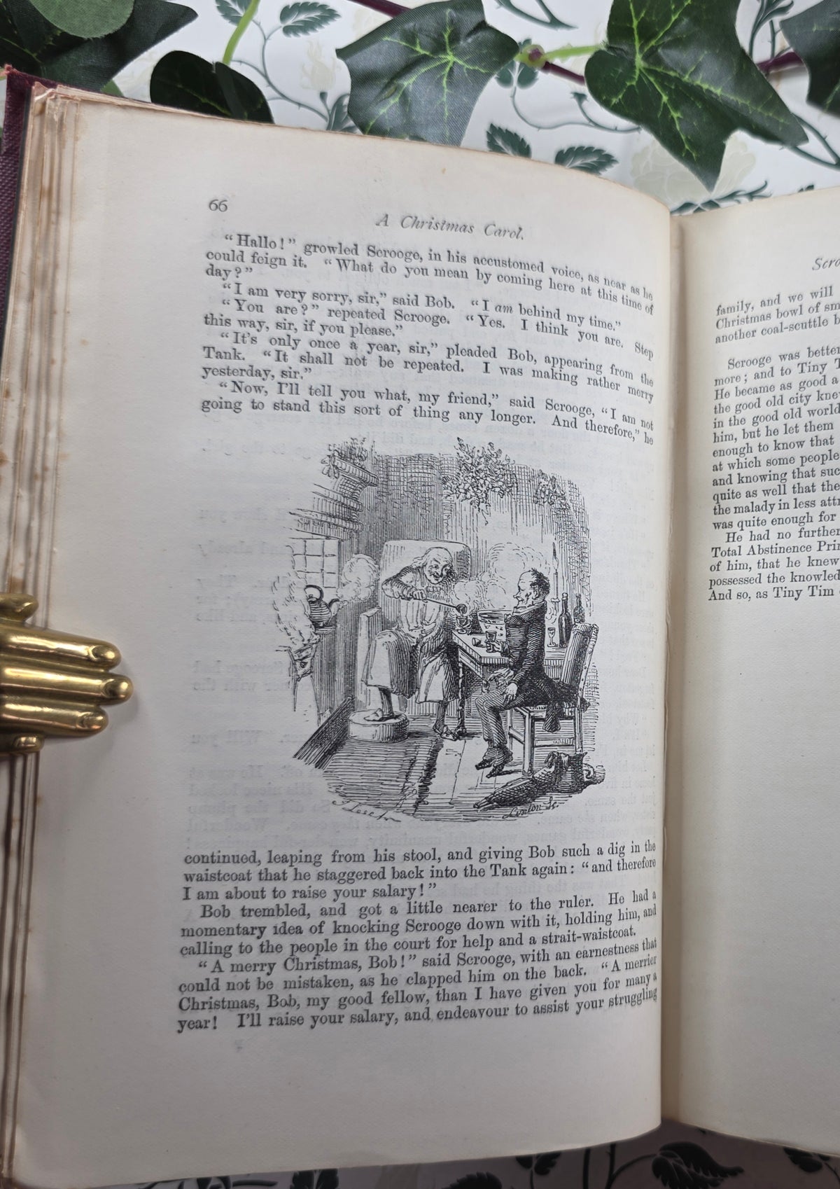 1891 Christmas Books Including A Christmas Carol by Charles Dickens - Illustrated Antique Book