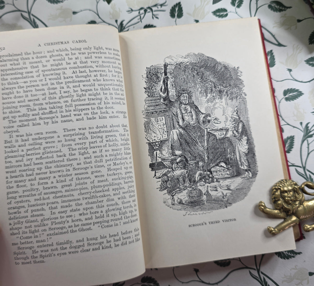 c1930 Christmas Books by Charles Dickens - Illustrated Antique Book