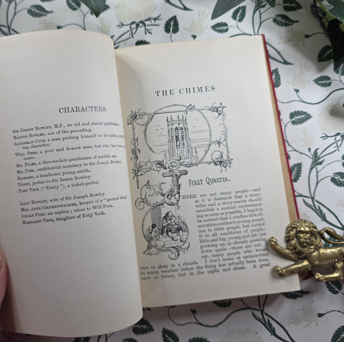 c1930 Christmas Books by Charles Dickens - Illustrated Antique Book