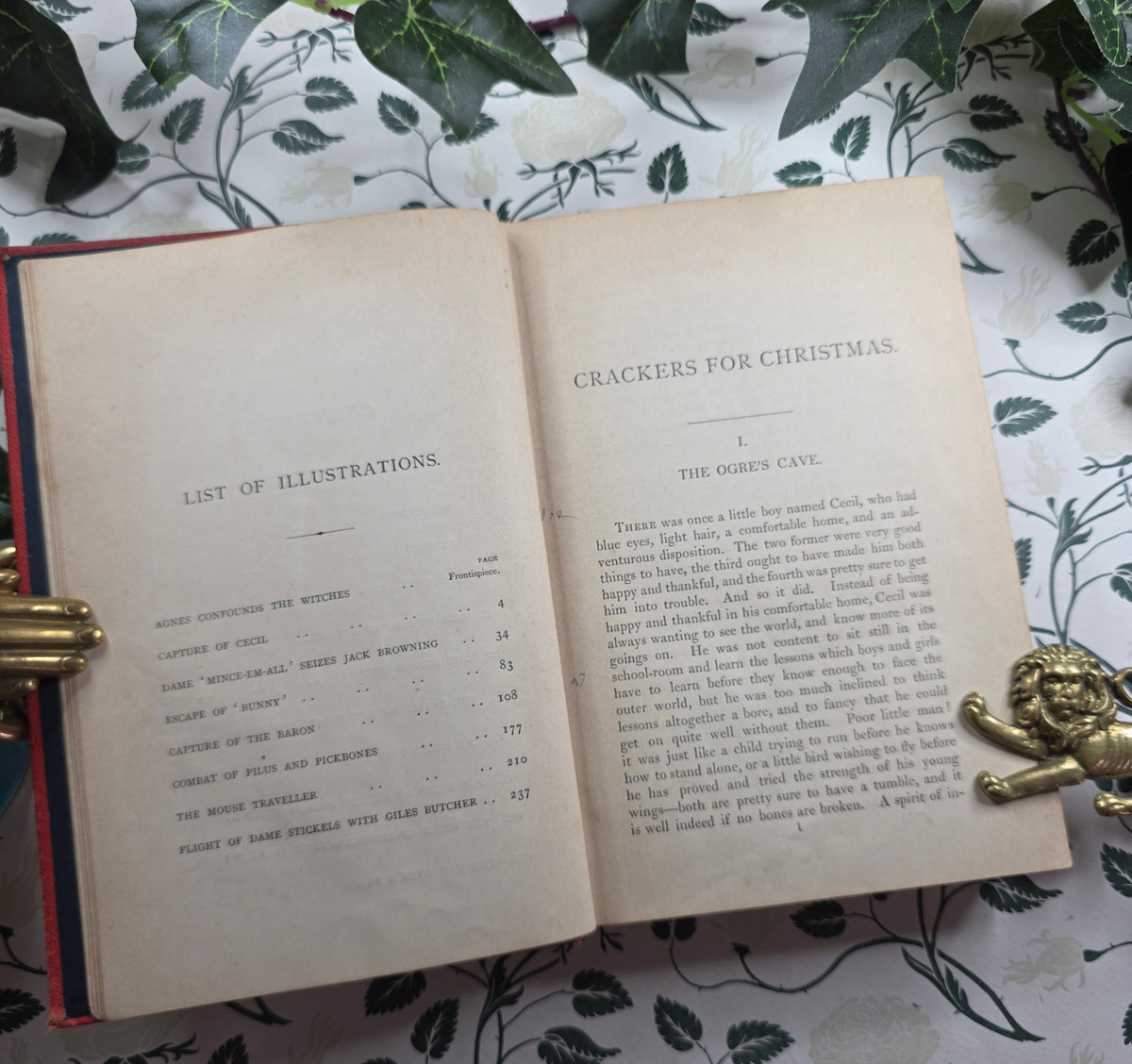 1871 Crackers For Christmas by EH Knatchbull-Hugessen - Scarce Illustrated Antique Book