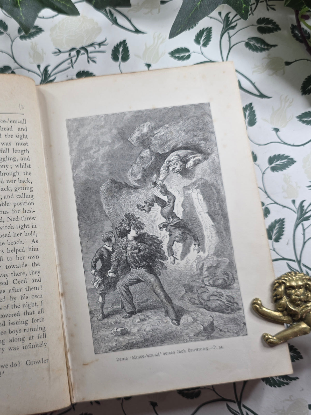 1871 Crackers For Christmas by EH Knatchbull-Hugessen - Scarce Illustrated Antique Book