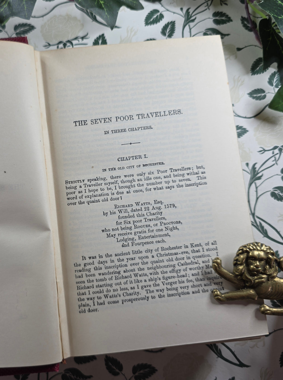 1930s Christmas Stories by Charles Dickens - Illustrated Antique Book - Short Stories So Does NOT Include the Longer Christmas Carol